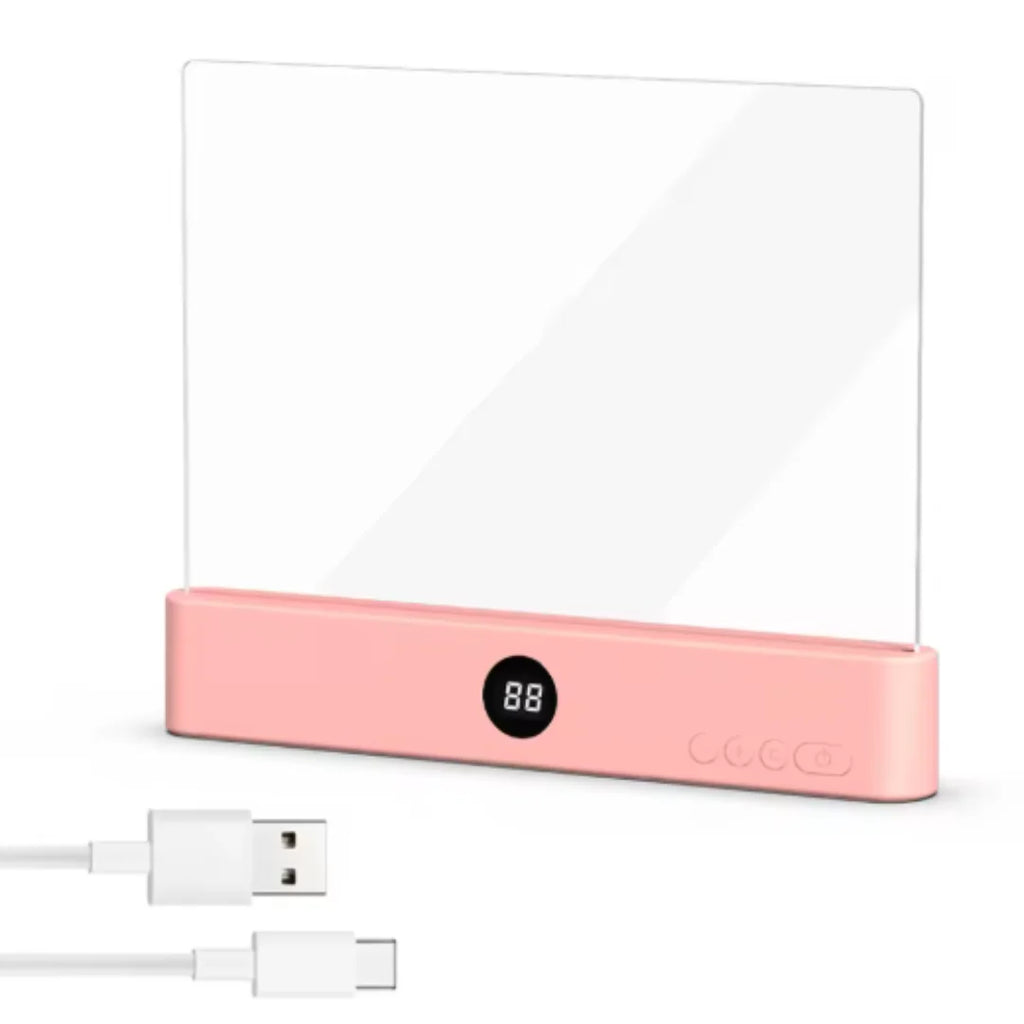 Uppladdningsbar LED- läslampa med dagsljus.