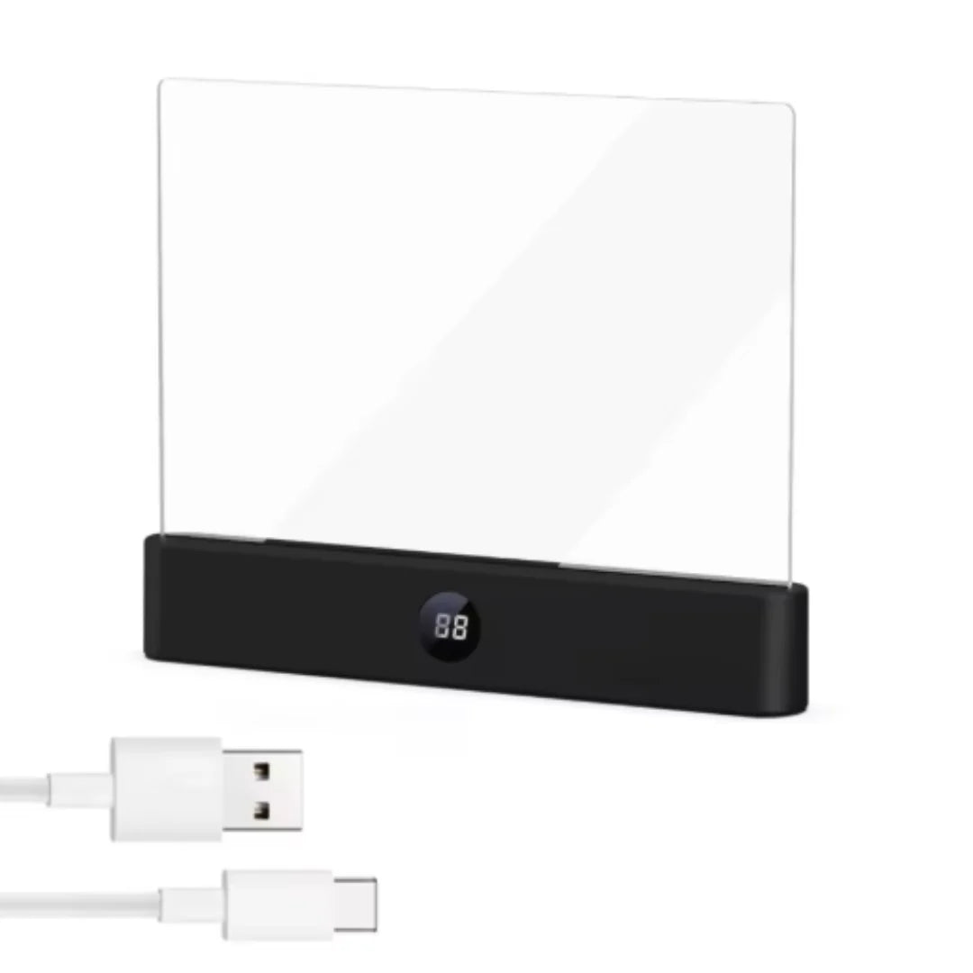 Uppladdningsbar LED- läslampa med dagsljus.